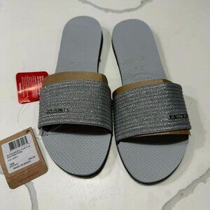 Havaianas Women's Metallic Summer Sandals Ice Grey US 7